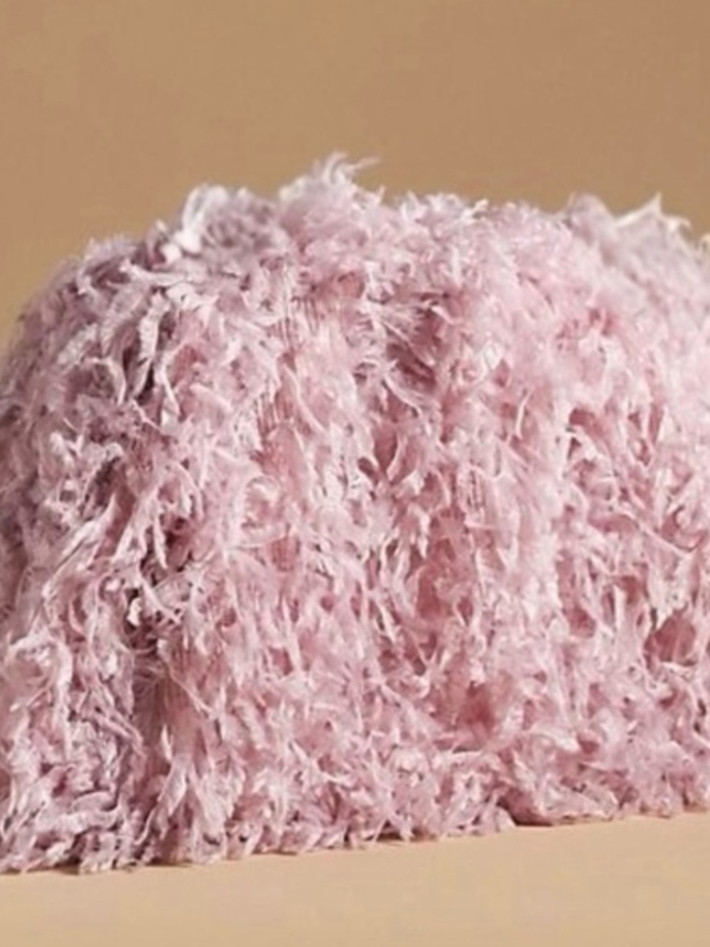 Anthropologie Frankie Clutch Feather Confetti